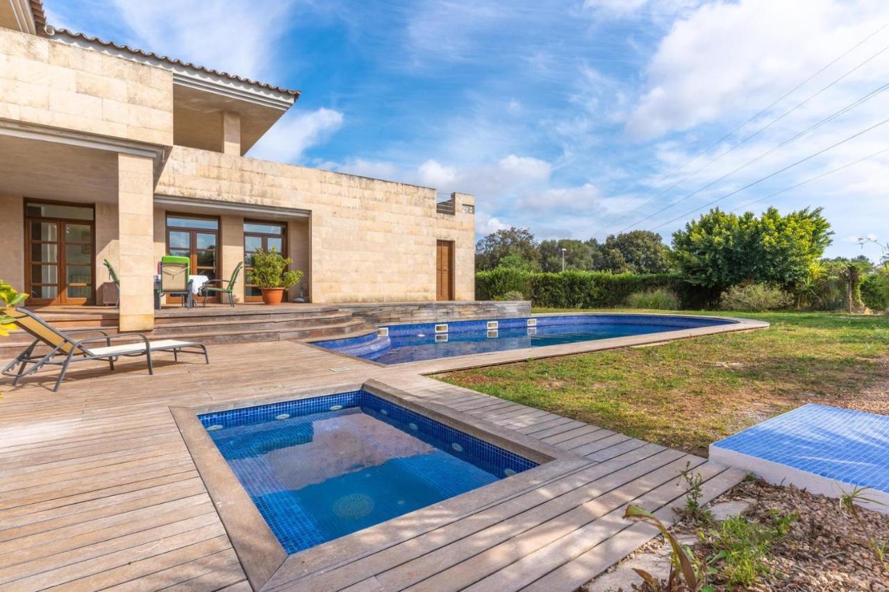 Villa De Lujo Con Piscina, Jacuzzi, Jardin Y Terraza Marratxí エクステリア 写真