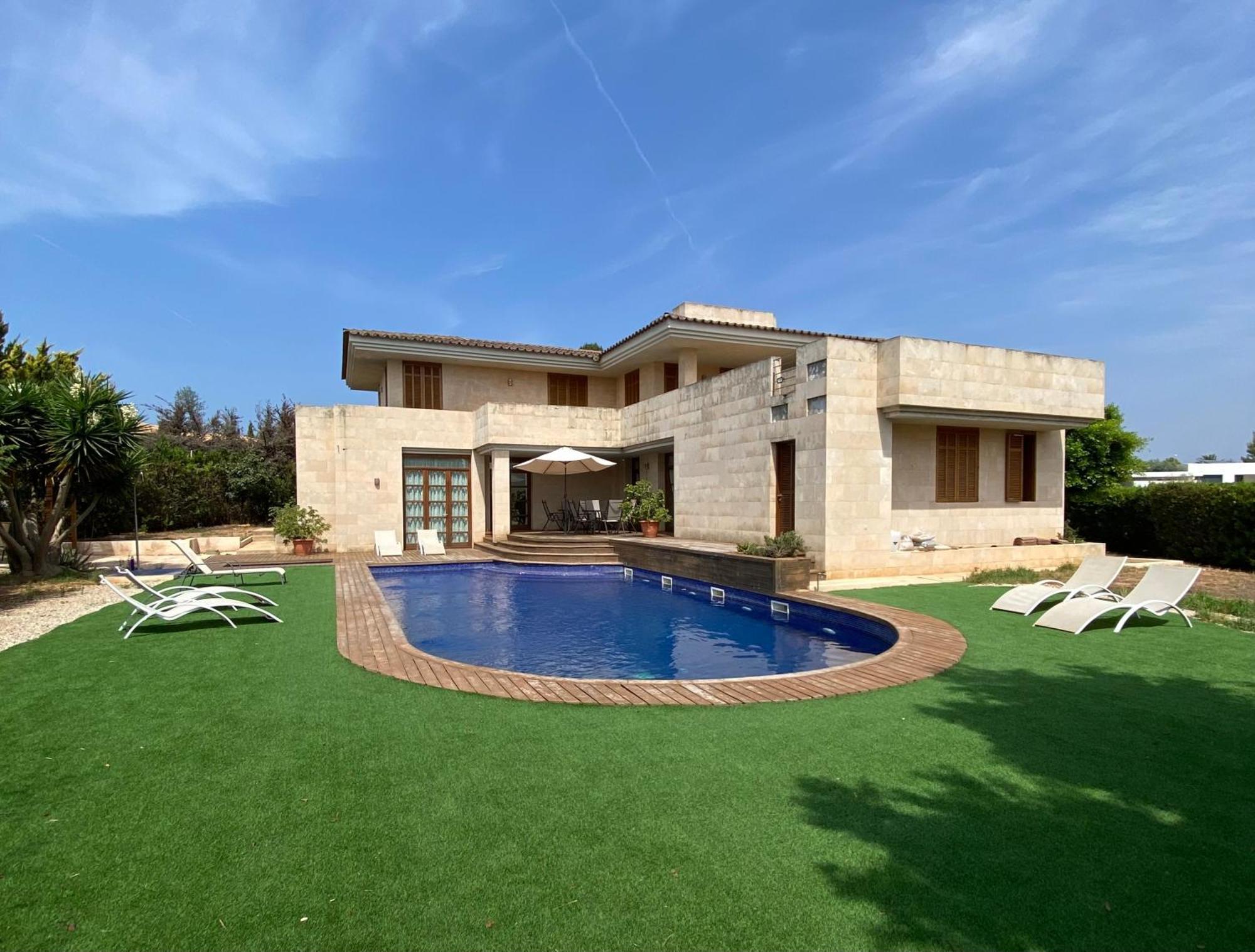 Villa De Lujo Con Piscina, Jacuzzi, Jardin Y Terraza Marratxí エクステリア 写真